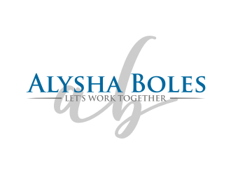 Alysha Boles logo design by rief