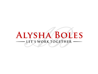 Alysha Boles logo design by ndaru