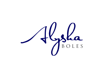 Alysha Boles logo design by Gravity