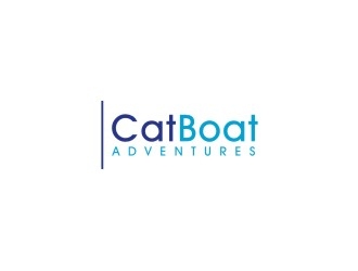 CatBoat Adventures logo design by bricton