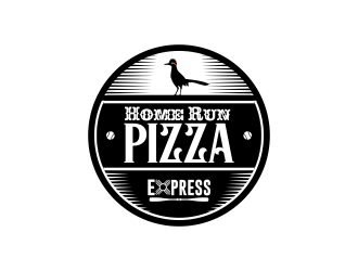 Home Run Pizza Express logo design by andriandesain