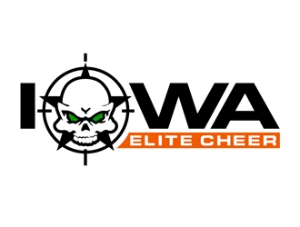 Iowa Elite Cheer (Skull & Bones - I will Attach our most recent)  logo design by DreamLogoDesign