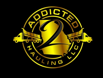 ADDICTED 2 HAULING LLC  logo design by DreamLogoDesign