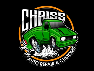 Chriss Auto Repair & Customs logo design by DreamLogoDesign