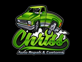 Chriss Auto Repair & Customs logo design by DreamLogoDesign