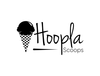 Hoopla Scoops logo design by qqdesigns