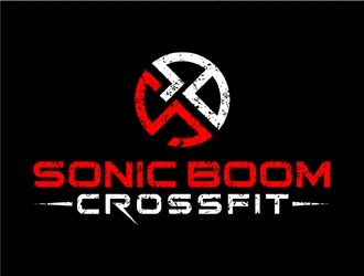 Sonic Boom CrossFit logo design by MAXR