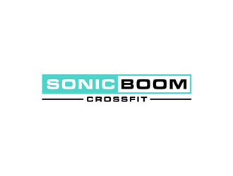 Sonic Boom CrossFit logo design by johana