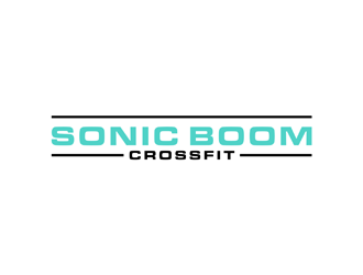 Sonic Boom CrossFit logo design by johana