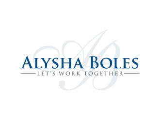Alysha Boles logo design by sanworks