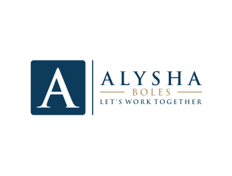Alysha Boles logo design by asyqh