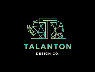 Talanton Design Co. logo design by emberdezign
