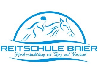Reitschule Baier - Pferde-Ausbildung mit Herz und Verstand logo design by rizuki
