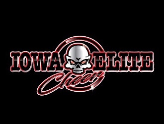 Iowa Elite Cheer (Skull & Bones - I will Attach our most recent)  logo design by gogo