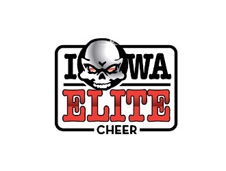 Iowa Elite Cheer (Skull & Bones - I will Attach our most recent)  logo design by gogo