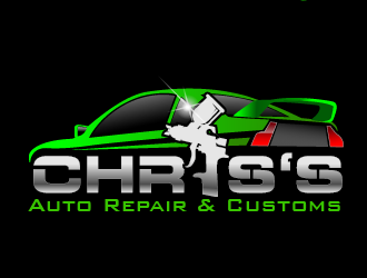 Chriss Auto Repair & Customs logo design by THOR_