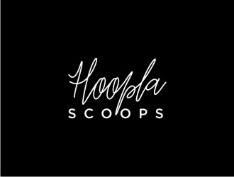 Hoopla Scoops logo design by bricton