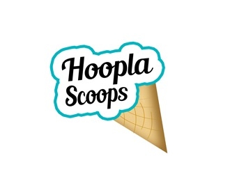 Hoopla Scoops logo design by bougalla005