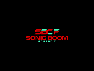 Sonic Boom CrossFit logo design by L E V A R