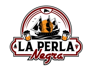 La Perla Negra logo design by DreamLogoDesign
