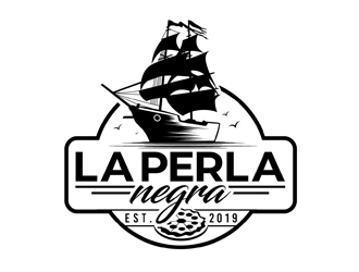 La Perla Negra logo design by DreamLogoDesign