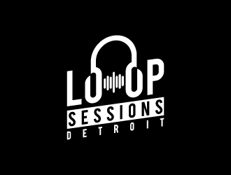 Loop Sessions Detroit logo design by wongndeso