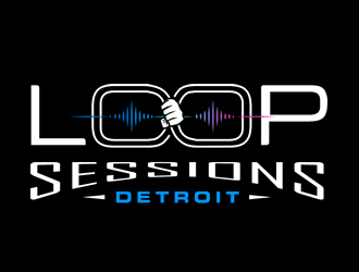 Loop Sessions Detroit logo design by Coolwanz
