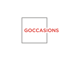 Goccasions logo design by Diancox