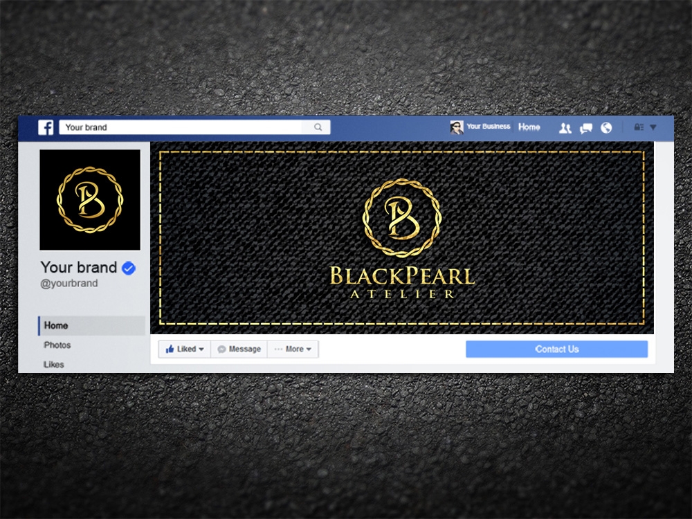 BlackPearl Atelier  logo design by Kindo