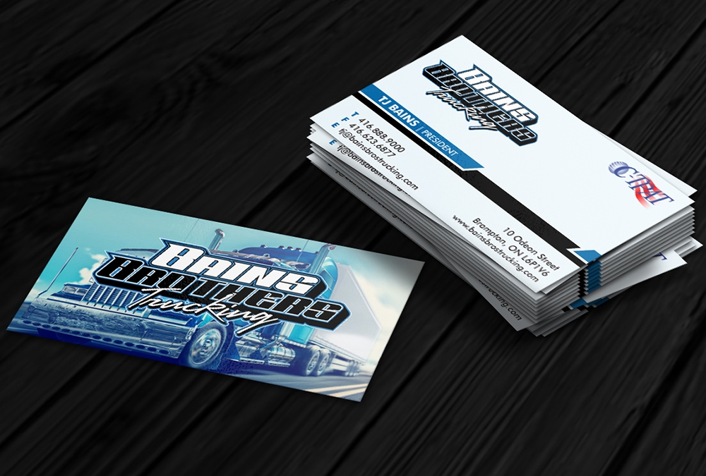 BAINS BROTHERS TRUCKING / BAINS BROS TRUCKING logo design by MCXL