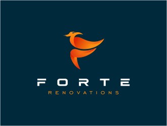 Forte Renovations logo design by FloVal