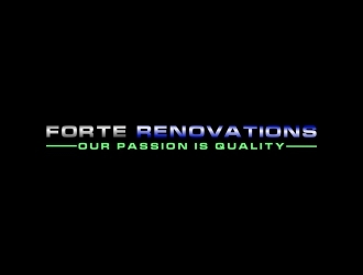 Forte Renovations logo design by falah 7097