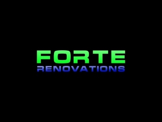 Forte Renovations logo design by falah 7097
