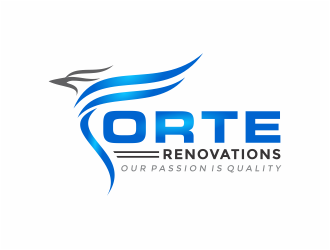Forte Renovations logo design by mutafailan