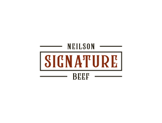 Neilson Signature Beef logo design by Kopiireng