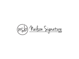 Neilson Signature Beef logo design by Kopiireng