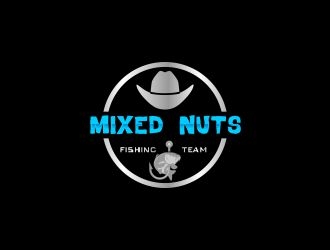 Mixed Nuts Fishing Team logo design by nort