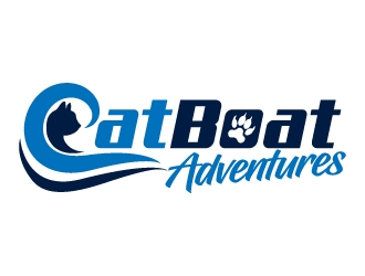 CatBoat Adventures logo design by jaize