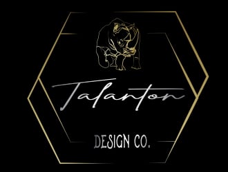 Talanton Design Co. logo design by AikoLadyBug