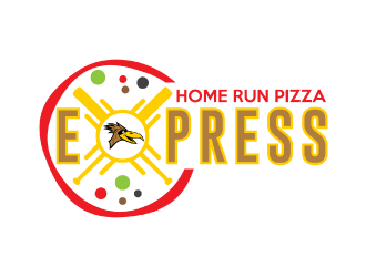 Home Run Pizza Express logo design by nona