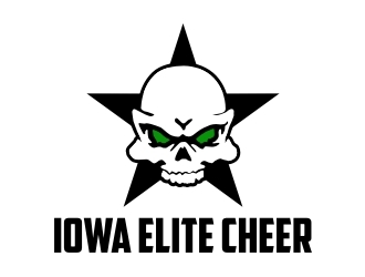 Iowa Elite Cheer (Skull & Bones - I will Attach our most recent)  logo design by GemahRipah