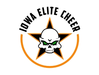 Iowa Elite Cheer (Skull & Bones - I will Attach our most recent)  logo design by GemahRipah