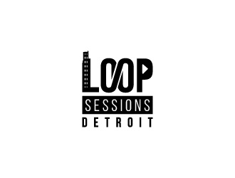 Loop Sessions Detroit logo design by Alphaceph