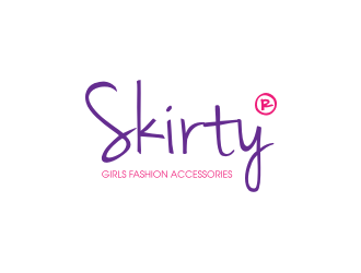 Skirty® Girls Fashion Accessories logo design by Landung