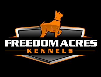 Freedom Acres Kennels  logo design by ElonStark