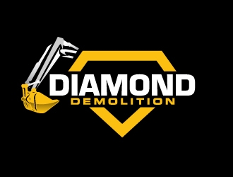 DIAMOND DEMOLITION logo design by ElonStark