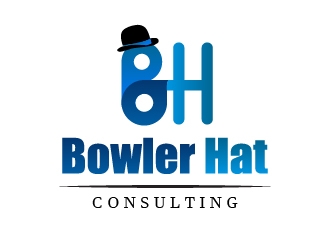 Bowler Hat Consulting logo design by BeezlyDesigns