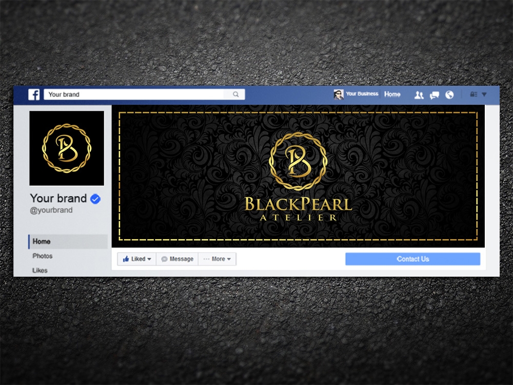 BlackPearl Atelier  logo design by Kindo