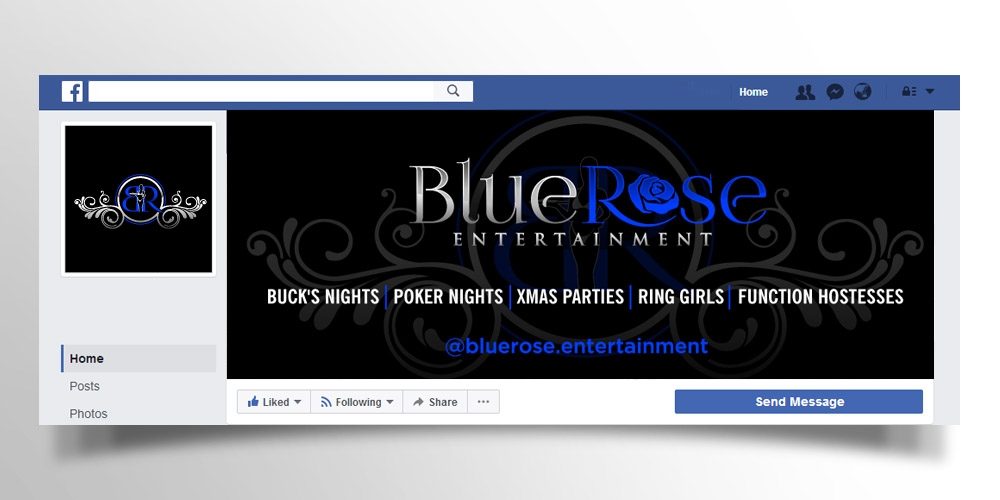 Blue Rose Entertainment logo design by scriotx