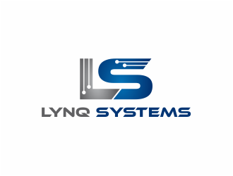 Lynq Systems logo design by mutafailan